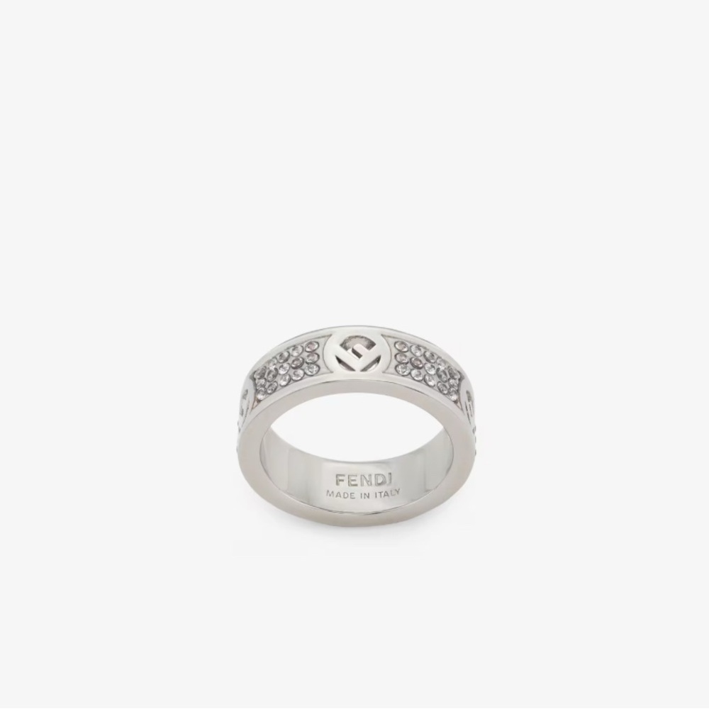 F is FENDI silver ring